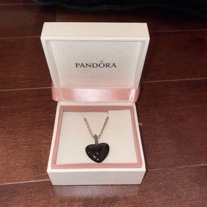 Pandora Mi Amor Black Onyx Necklace